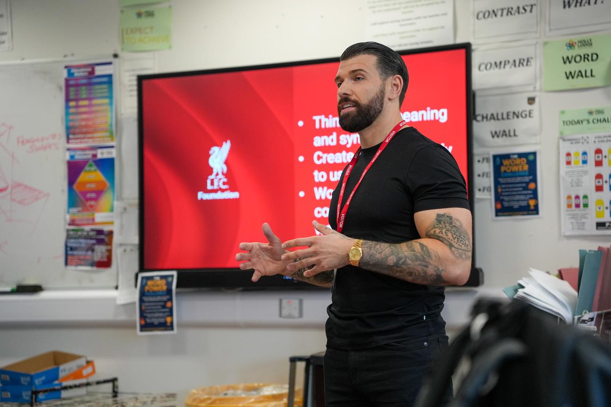 JayTAT2's tweet photo. Yesterday morning, I had the pleasure of being invited by @LFCFoundation to Holly Lodge Girls' College in Liverpool to speak to a group of art students, aged 15–18, about tattooing and my path into the profession. 

When I was their age, there was no chance you would have seen a tattoo artist standing in a school, talking to students about tattooing as a potential career path. Back then, tattooing wasn't viewed as the art form it is today.
So, to be standing in a school yesterday, shining a light on the profession I love, sharing my experiences, and encouraging such a talented group of young artists to follow their passions was incredibly special for me. 

As part of the session, I gave the students a brief from a fictional client and asked them to create a tattoo design based on it. The creativity, imagination, and thought that went into their work was great to see, and I enjoyed watching them bring their ideas to life. 

A huge well done to all of these talented young ladies who have bright futures ahead in whatever they do. 

Thank you to the art department for being so open to tattooing being discussed in an educational setting, and of course, thank you to the LFC Foundation for inviting me back to work alongside them once again. 

YNWA ❤️