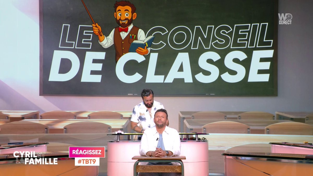 TBT9_W9's tweet photo. Place au conseil de classe de @RaymondLeMatin ! Partagez votre note sur 10 avec le hashtag #TBT9 🤓 https://t.co/KjxJDSMRq1