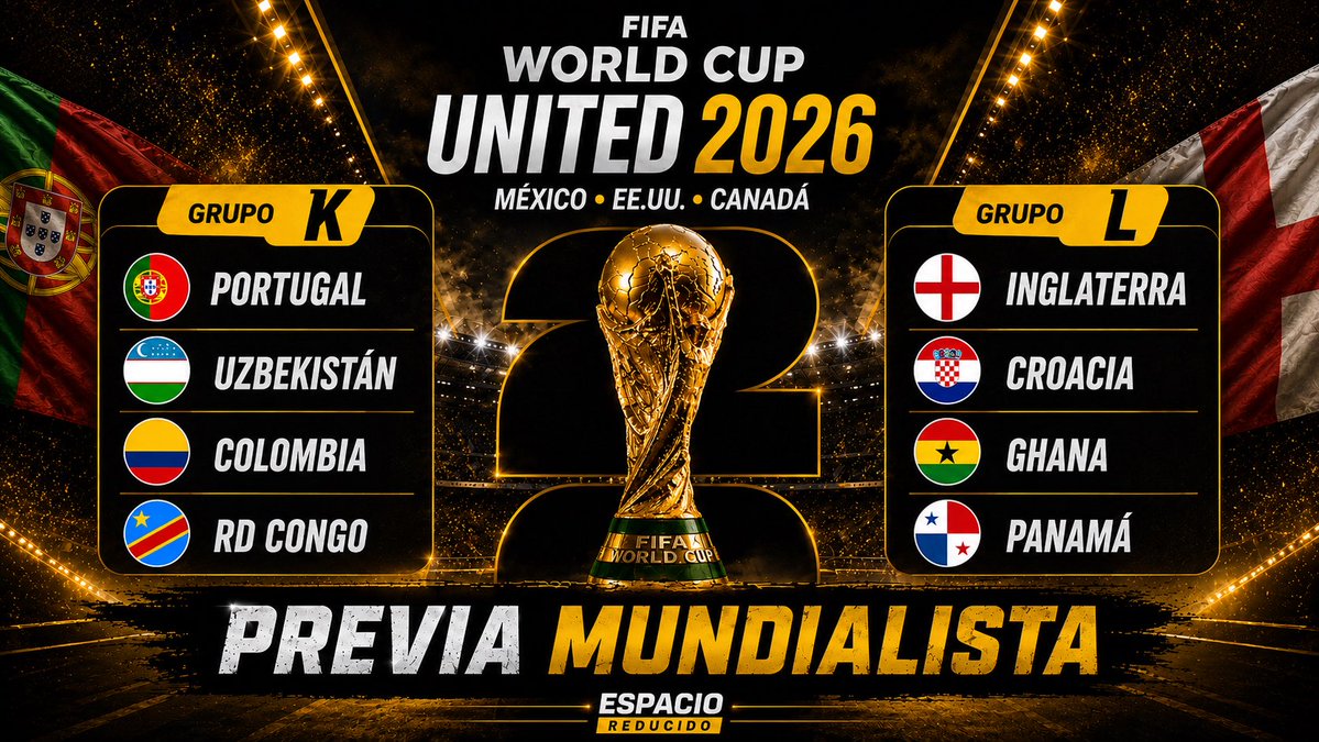 ReducidoEspacio's tweet photo. GRUPO K

Portugal ✅
Colombia ✅
RD Congo ❌
Uzbekistan ❌

GRUPO L

Inglaterra ✅
Croacia ✅
Ghana ✅
Panamá ❌ https://t.co/aqW0weCi8F