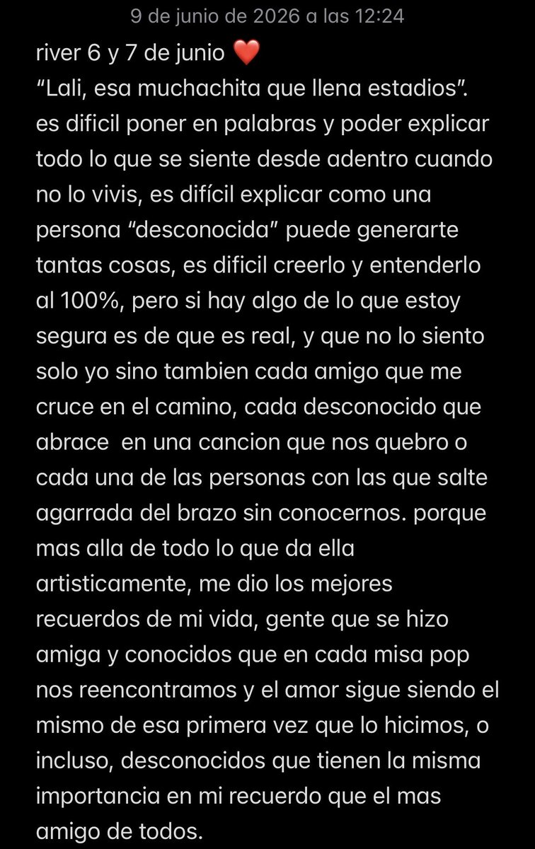 juulsq's tweet photo. gracias eternas @lalioficial ❤️‍🩹🥹 https://t.co/hpkkI5DoNE