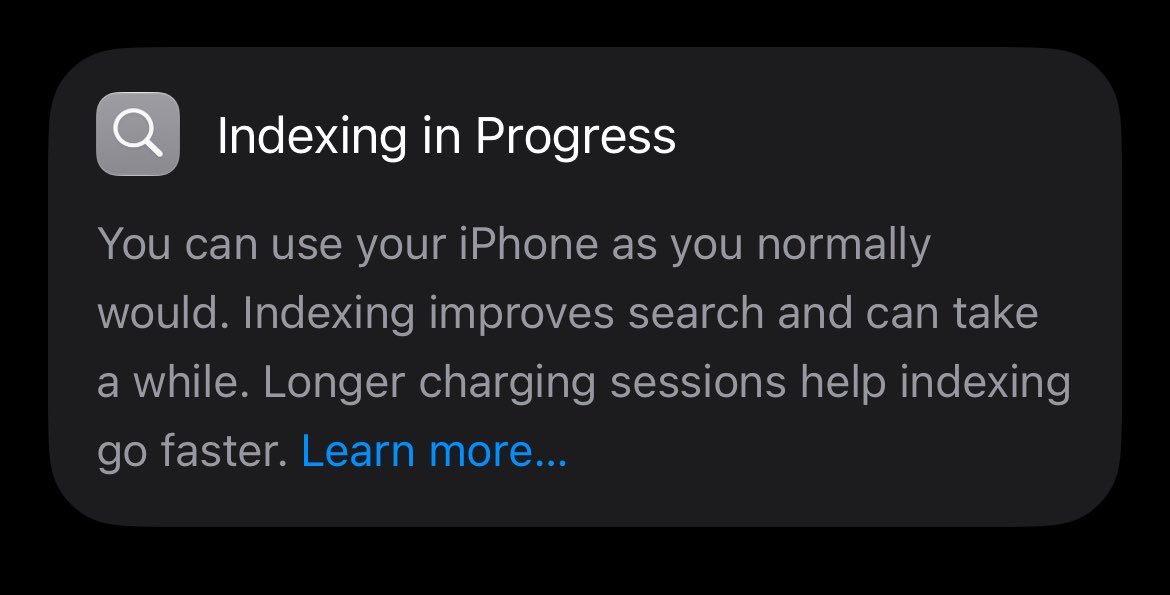 gopal_devra's tweet photo. I updated to iOS 27 beta about 24 hours ago, and this message has been showing in my iPhone Settings ever since. Any idea how long the process usually takes to finish? https://t.co/3N62LlAsG9