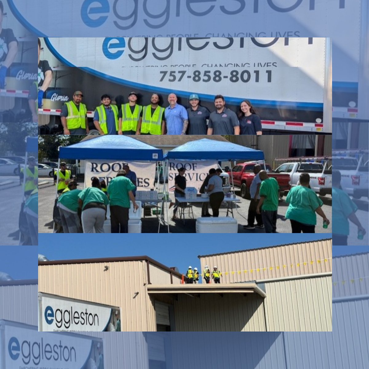 tectaamerica's tweet photo. #NationalRoofingWeek is about celebrating the people who make a difference beyond the systems.

Roof Services of Virginia, helped address roofing needs for Eggleston Services, the team was able to give back to their local community.

#CharitableProjects #GivingBack https://t.co/rXcX06LWtx