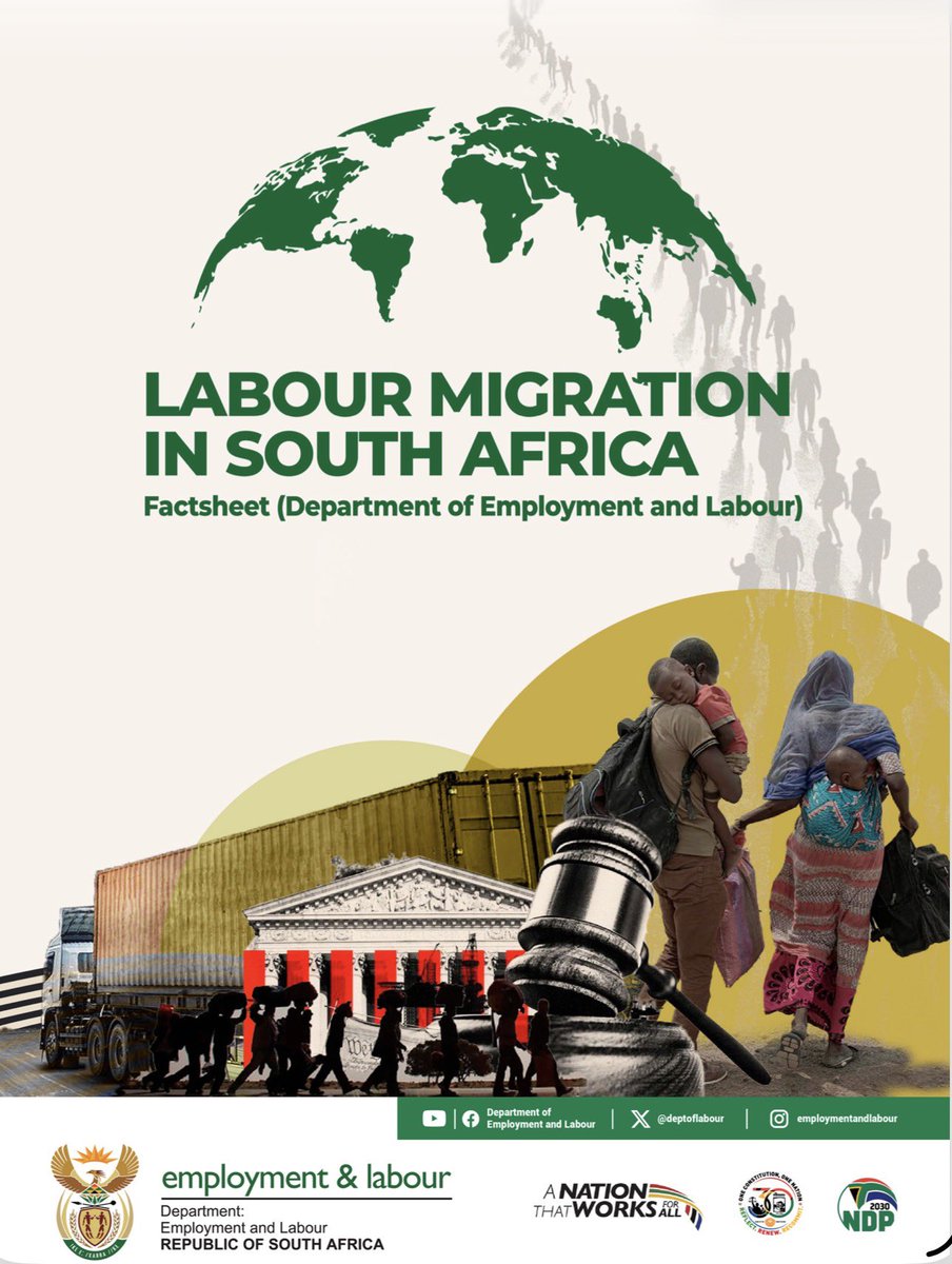 deptoflabour's tweet photo. #LabourMigration in South Africa Factsheet (Department of Employment and Labour) 
https://t.co/f48EWCrB9w
#Yazini #ServicedeliveryZA #GovZAUpdates #YouthMonth2026 @ilo https://t.co/i4ECpRa3Hn