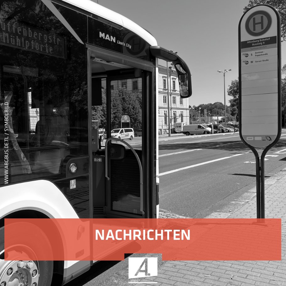 AltenburgBus's tweet photo. NACHRICHTEN:
* Fahrgastinformationsanzeiger mit neuer Funktion
#AltenburgBus #Altenburg
https://t.co/9dyHQuJv36 https://t.co/4P7cs10YDu