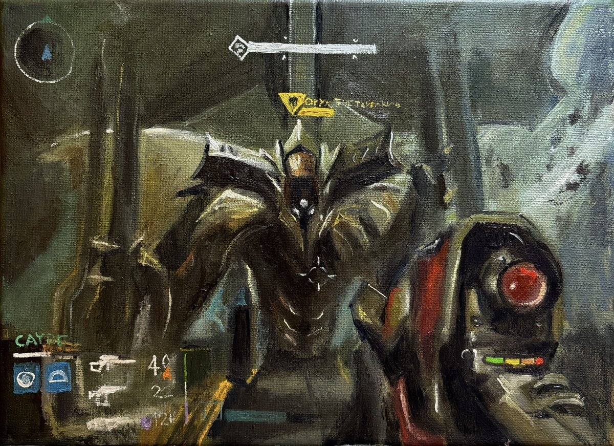 caydeplanet's tweet photo. Here’s some oil paintings I made of Destiny. Here’s to Destiny 3 https://t.co/ZMMEnfIkK8
