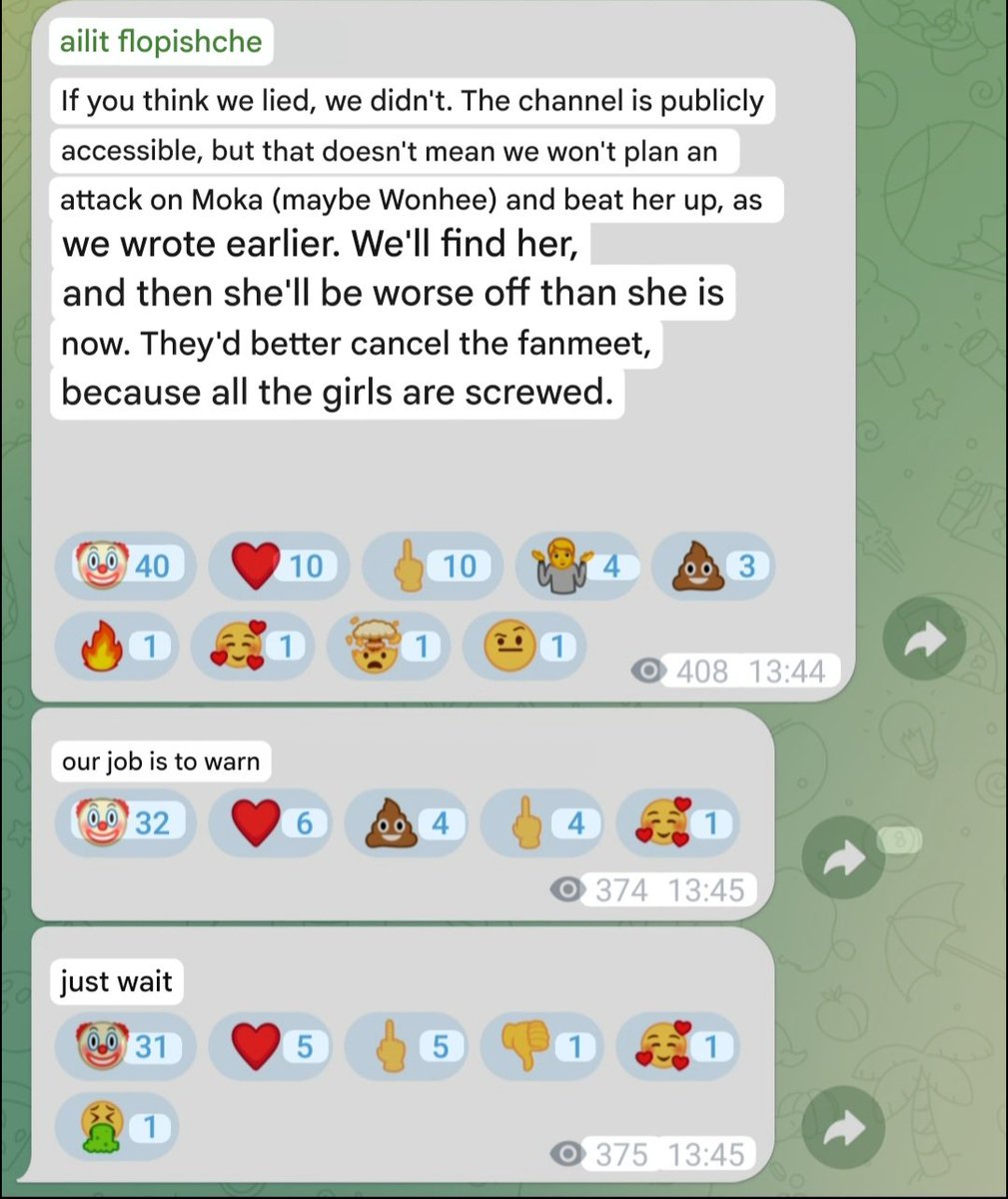miunnun's tweet photo. While I was translating the screenshots, they had already created another channel... https://t.co/XErXypj4RY