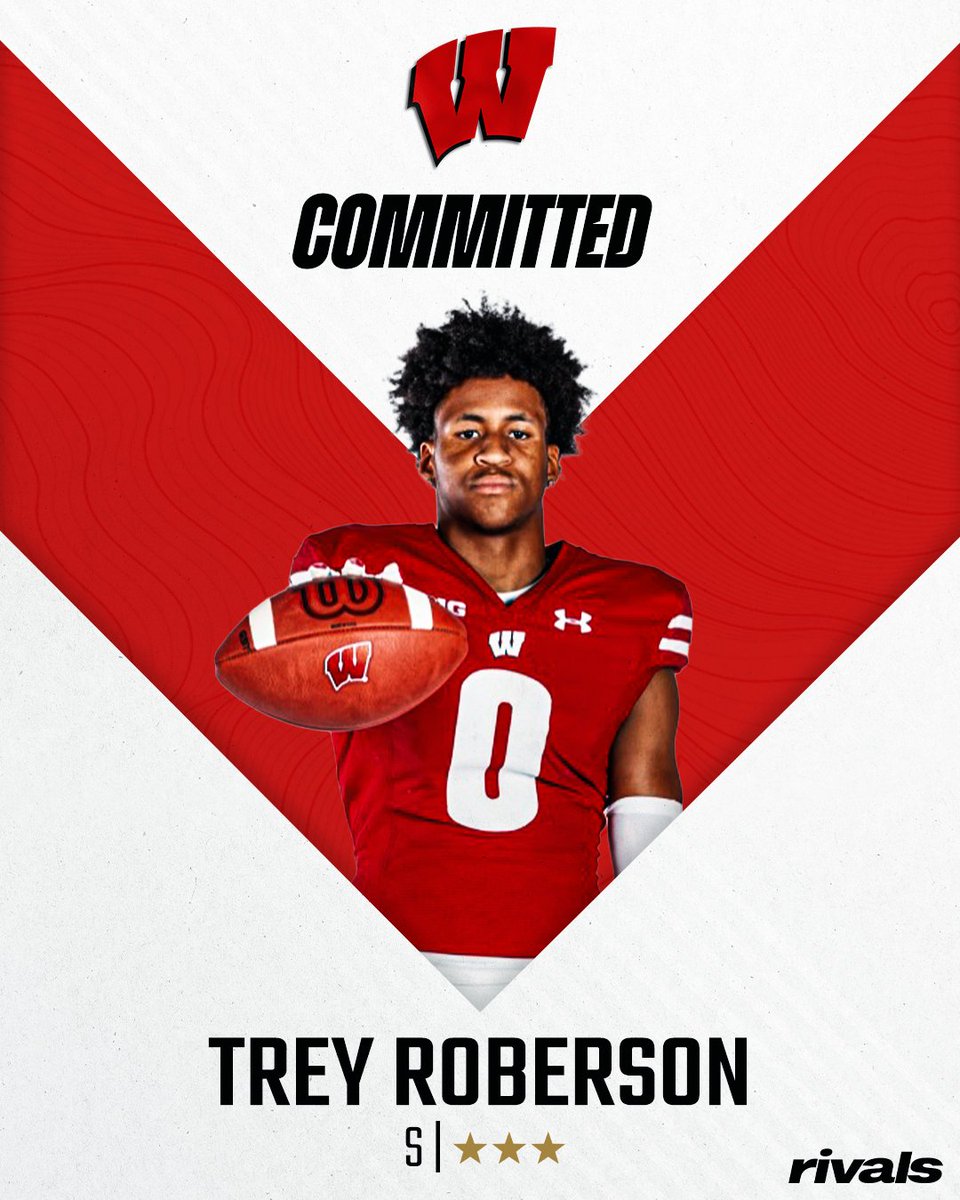SWiltfong_'s tweet photo. BREAKING: Allen (Texas) High safety Trey Roberson commits to Wisconsin adding to Badgers Top25 recruiting class.

“I feel like the program is on the come up.”

Story: https://t.co/60JIJ2ZKza https://t.co/hgYmsQ4kFD
