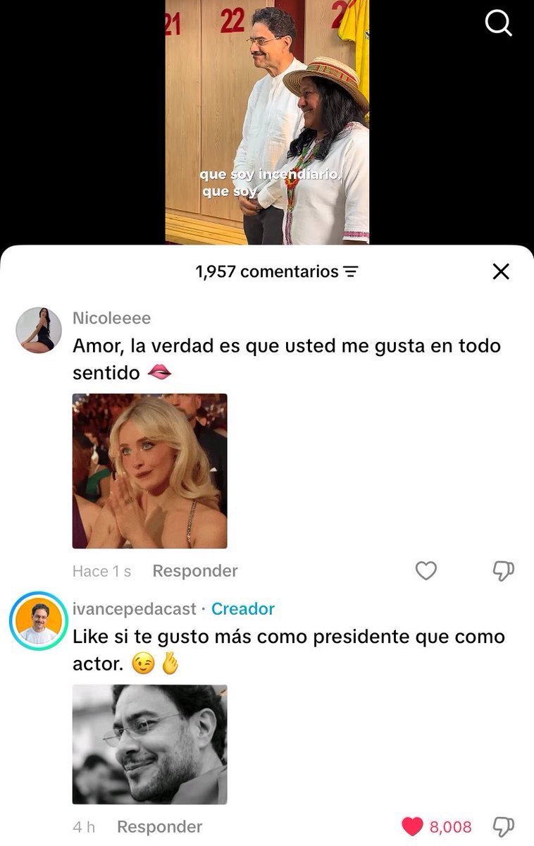 Nicole7_7_7's tweet photo. Me pasé de coqueta con mi presidente 🙈 @EstamosConIvan #cepedapresidentedecolombia https://t.co/yZpaDWPqVf