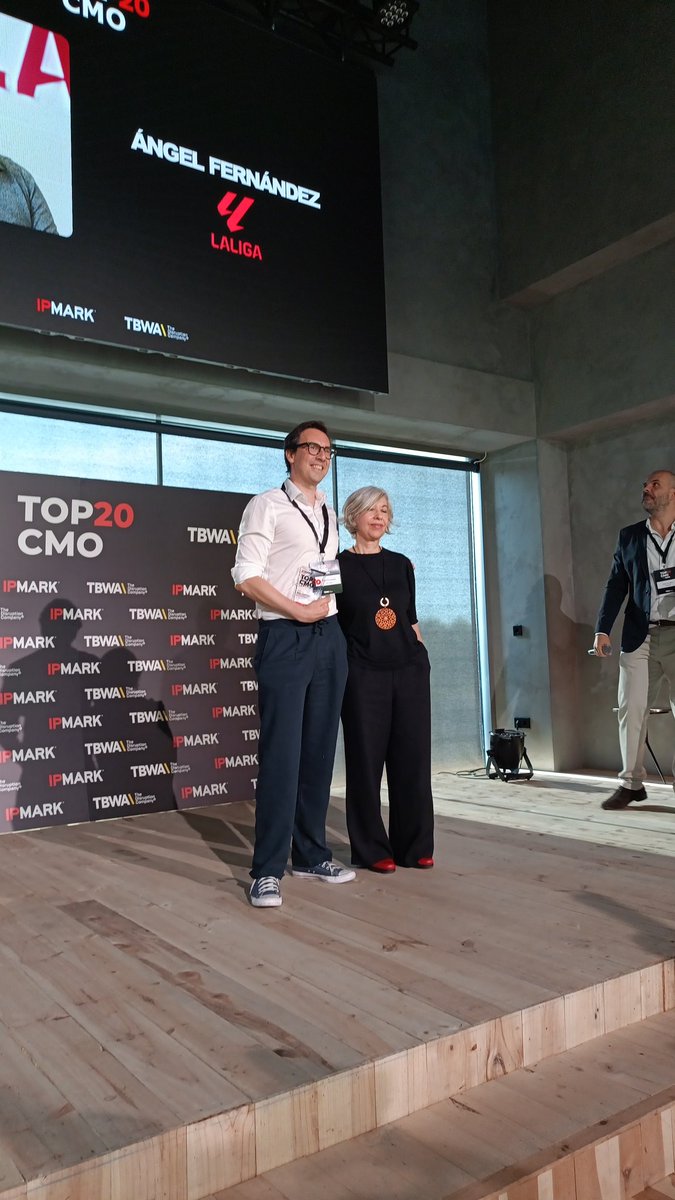 IPMARK's tweet photo. Ángel Fernández, CMO de @LaLiga. Felicidades! 
#marketing https://t.co/BhWgXTQi3G