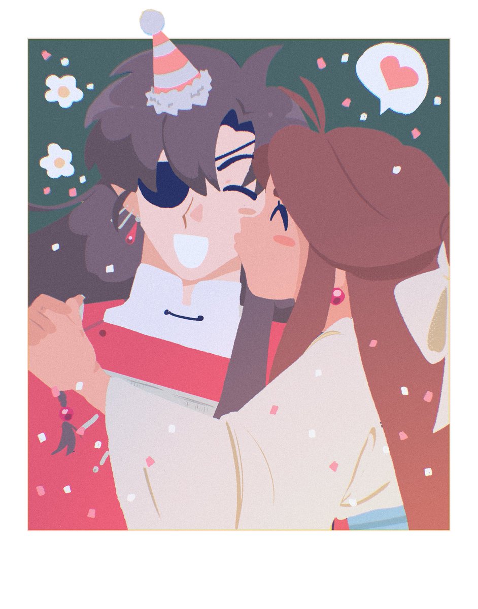 jirachiki's tweet photo. Happy Birthday Hua Cheng!!! ❤️ 
Kissies from gege
#hualian #tgcf https://t.co/j4fxyR8gDS