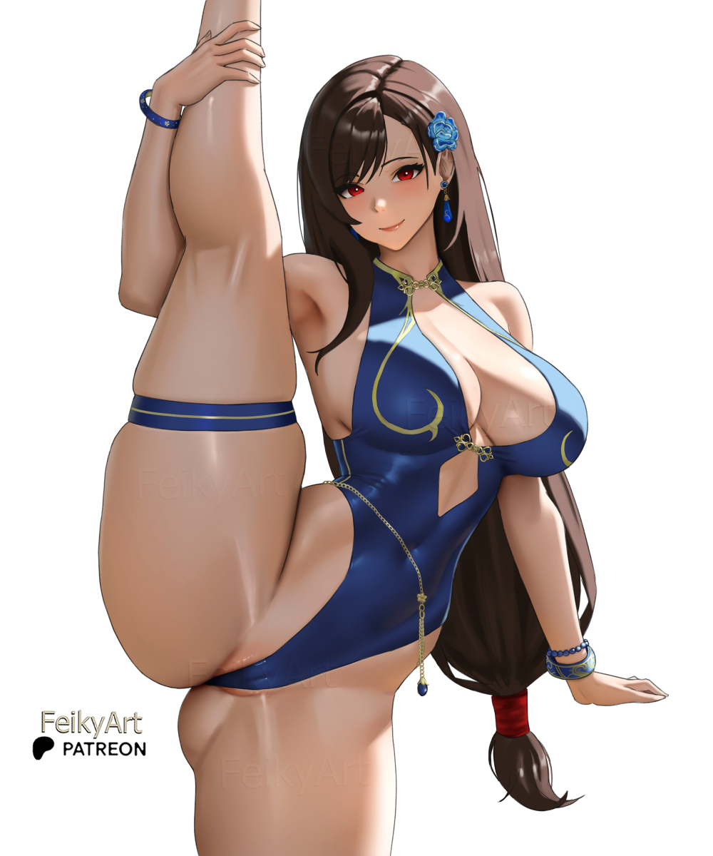 FeikyArt's tweet photo. Tifa X Chun Li https://t.co/HQ6roWlojf
