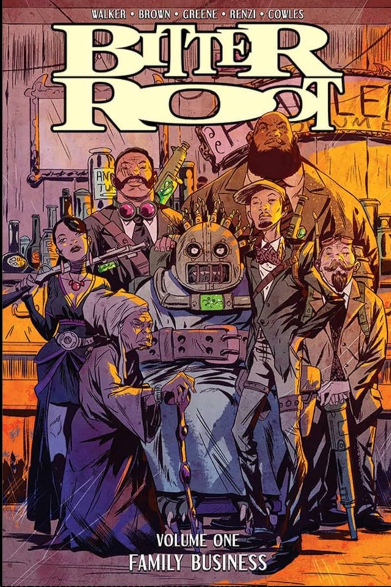 two2phace's tweet photo. Phace's Summer reading list for Peni Dreadful fans:

1. "Bitter Root" by Sanford Greene, Chuck Brown, and David F Walker

2. "Blacksad" by Juan Diaz Canales and Juanjo Guarnido

3. Richard Stark's "Parker" comic adaptation by Darwyn Cooke

4. "Hellboy" by Mike Mignola (rereading) https://t.co/eA6l62O8Y3