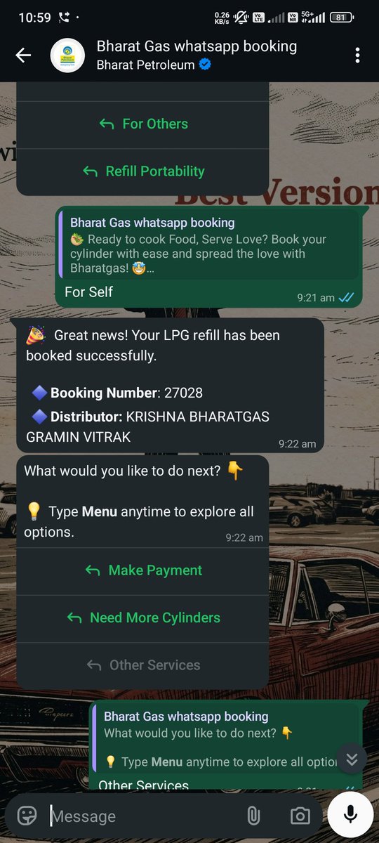 digital_ashis's tweet photo. Booked LPG on 29 May, received delivery SMS, but no delivery attempt was made. Booking was cancelled without notice and I had to rebook. Still unresolved on 9 June. Please help. 
@HardeepSPuri @BPCLLPG @BPCLimited https://t.co/kBQZffy6Uh