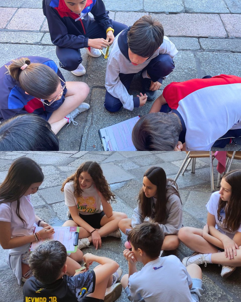 cmaestroavila's tweet photo. 📐🏛️ Los alumnos de 1º de ESO han disfrutado del Itinerario Histórico Matemático organizado por la Fundación @ciudadsaberes.

La Plaza Mayor y la Catedral se convirtieron en escenarios perfectos para aplicar sus conocimientos, resolver retos y razonar en equipo. 🧭✨ https://t.co/AipwQvfKve