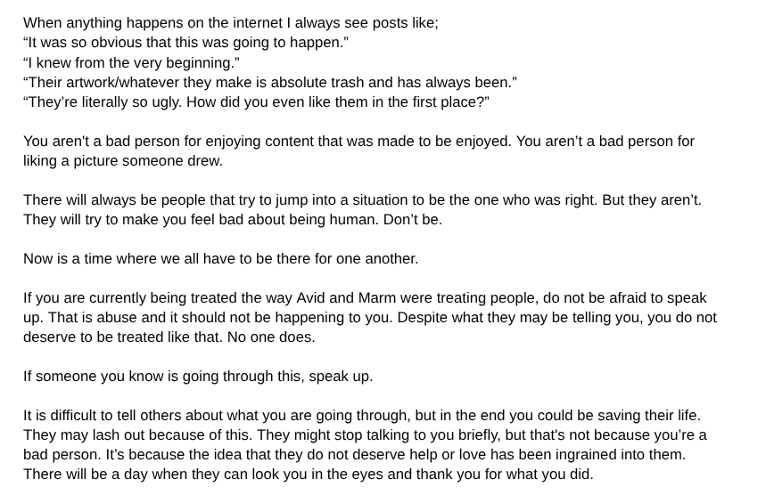 kwithkwith's tweet photo. This will be the last time I really talk about it because I know those involved want to move on ^^ This is mostly to the community though https://t.co/zAkXNYnhS8