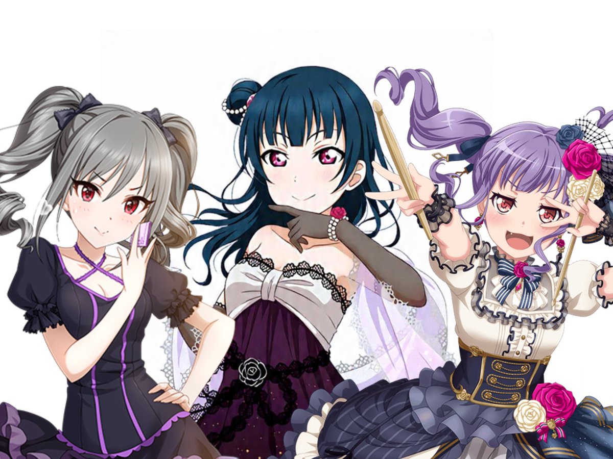 Aratato666's tweet photo. "hey call the chuunibyou girl who appears in a japanese rhythm game"

which one https://t.co/vS5hpk4Y6d