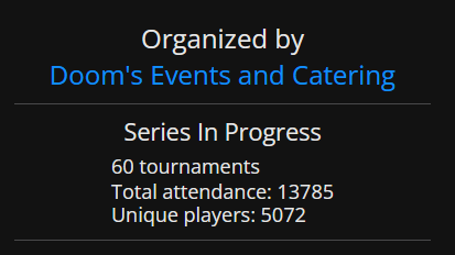 Senor_Doom's tweet photo. The DOOM Tournaments have had more players this year already then we did last year. And the year still isn't done. https://t.co/00W9PU93HU