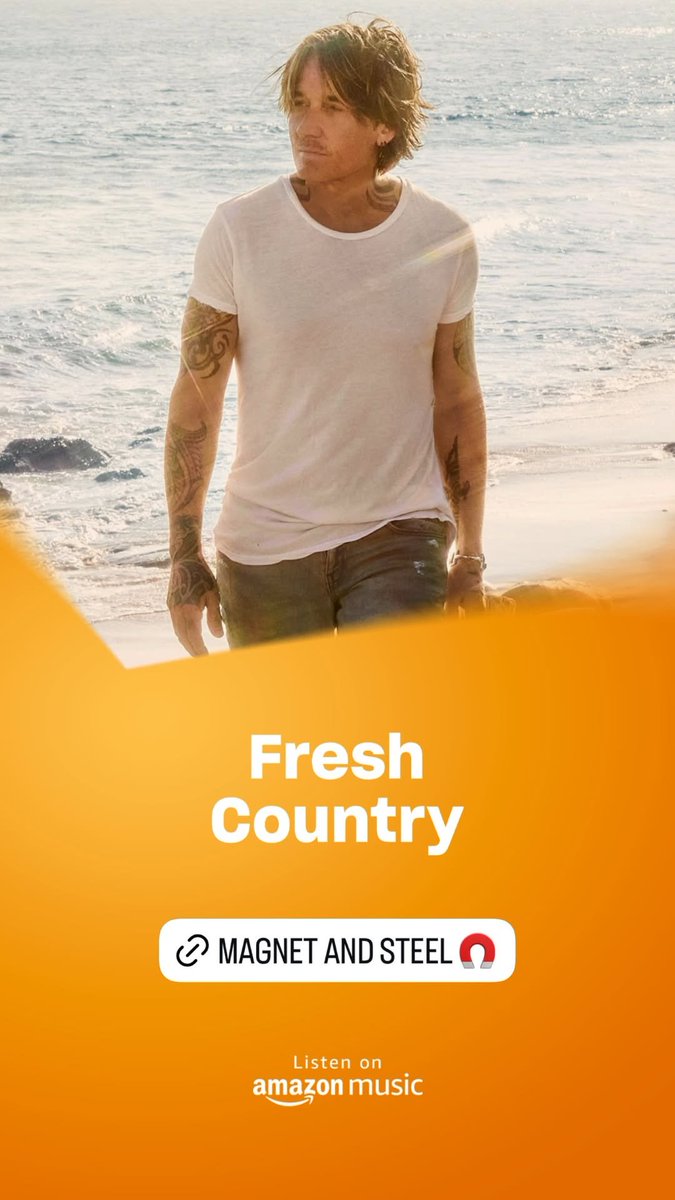 1urbanfan27unp's tweet photo. Keith Urban...Listen On Amazon Music, Fresh Country..."Magnet And Steel"🧲 Now playing...
#NewMusic #FlowState #LBT #SoundsSOgood https://t.co/7FW5H3XLqK