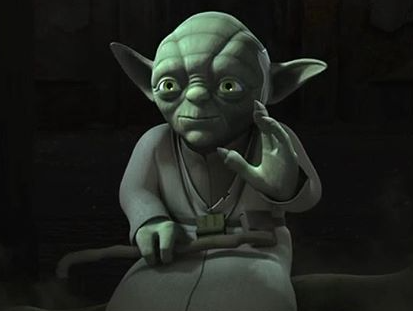 AhsokaTheBest's tweet photo. That time when Ahsoka and Master Yoda re-unite for a brief moment in Rebels 🧡💚 https://t.co/it4b0obnwT