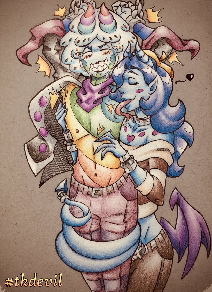 TK_Devil_95's tweet photo. Un pendiente menos ✌️
El personaje invitado pertenece a ⭐️@g03385722⭐️
Un joven demonio con dulce sabor, una oportunidad que Mary no quiso desperdiciar~
#tkdevil #myartstyle #myartwork #traditionalart #sketch #doodle #footfetish #tickling #demongirl #monstergirl #feet #foot #bdsm https://t.co/WdYNU3jsHP
