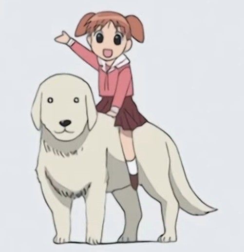 FZL_1005's tweet photo. When I have a daughter I’ll get a big dog so she can ride it https://t.co/qUAvImwog3