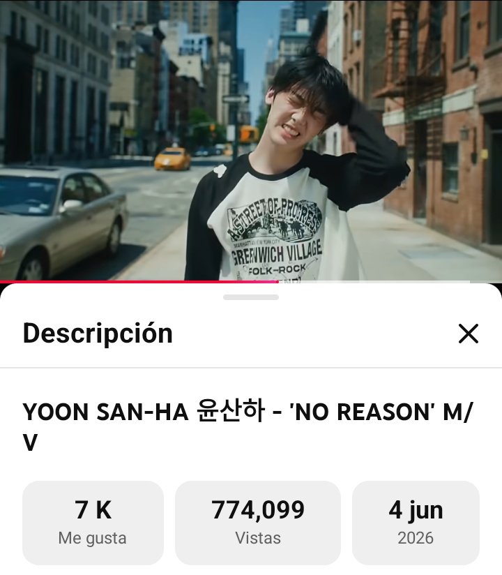 YoonSanhaLatam's tweet photo. [▶️ YOUTUBE]

"NO REASON" está a 225,901 vistas de llegar al millón.
¡AROHA, vamos a darle el segundo millón de esta era a #YOONSANHA! 🫡

🖇️.https://t.co/SUJWQz5gqu

#윤산하 #SANHA #산하 #ユンサナ #NO_REASON
#YOONSANHA_NOREASON
#IDK_ME @YOONSANHA_offcl https://t.co/H22NLpmvSy