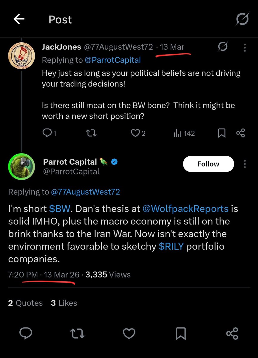 PerseusBC's tweet photo. @Yentovon @Hedgeye Lol cant be worse than a short position from @ViceroyResearch $amd is a donut  recommendation when it was around $120  😱 since it s about $420+ today 🩳🔥or @ParrotCapital shorting $bw then sp doubling in 2 months 🤯🤣 $mpt shorties are something else!🤡🍿 https://t.co/hzk6xXWfX2