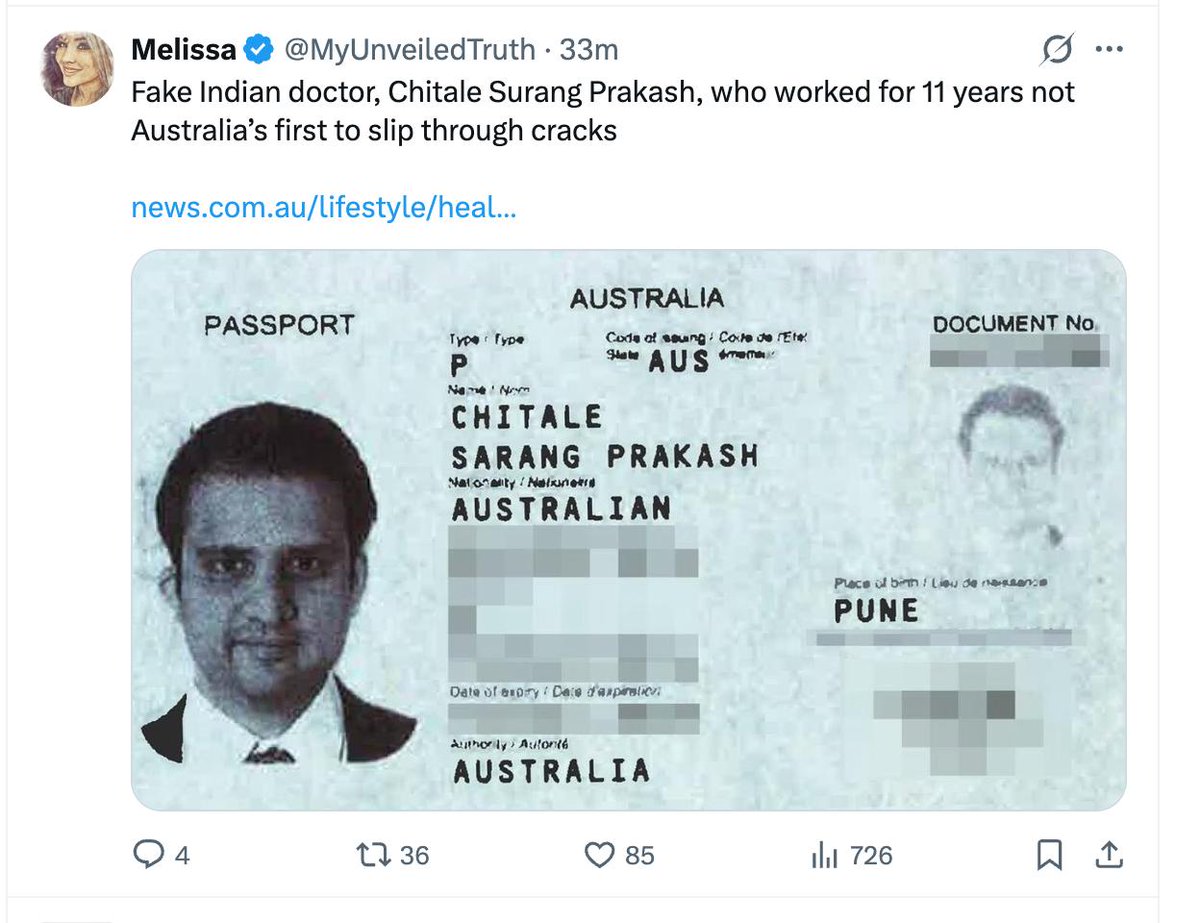 RealABPolitics's tweet photo. We really have no reason to ever trust credentials from India. https://t.co/GXgTHjwfly