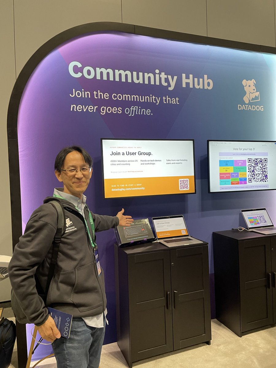 1_Kano2's tweet photo. ユーザーグループを紹介しています‼️ #DASH2026 #JDDUG https://t.co/wCDCHmPdcZ