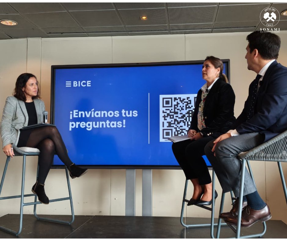 Sonami_Chile's tweet photo. ¿Cómo fortalecer la competitividad de la minería chilena?
Ese fue uno de los temas abordados por nuestra gerenta general, Carolina Vásquez, durante el Panel BICE de #EXPONOR2026, en una conversación sobre inversión, exploración y financiamiento para el sector.
#SONAMI360 #BICE https://t.co/GwOul88Nb0