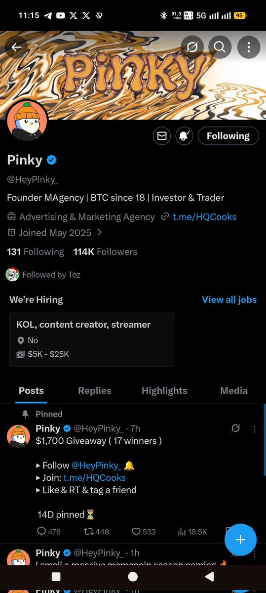 bikash048's tweet photo. @HeyPinky_ Already a follower but never won
@Bikashbang 
Sol 8dPGs5Am47bT4ovUhdvjSgstqJ2eutwePicWfiWZXuEC https://t.co/yFDG7WNbYu