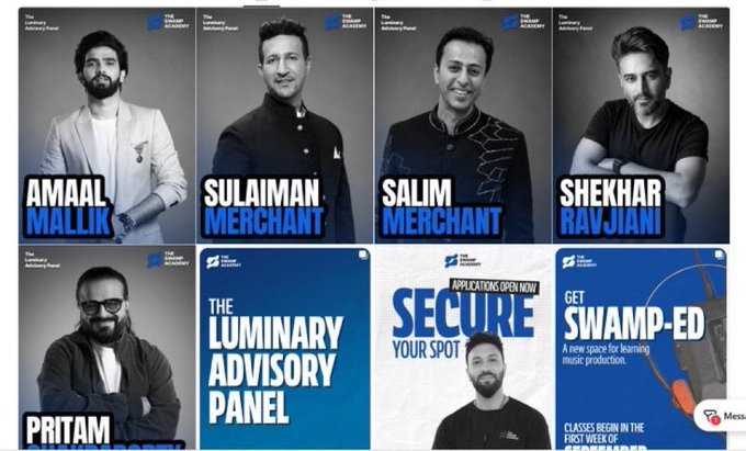 luvakshara21's tweet photo. From hitmaker to mentor— @AmaalMallik  on the Luminary Advisory Panel just feels right. 

The youngest on the panel, yet already inspiring millions and helping shape the future of aspiring musicians. So incredibly proud. 🤍

#AmaalMallik https://t.co/zTm9gDztqO
