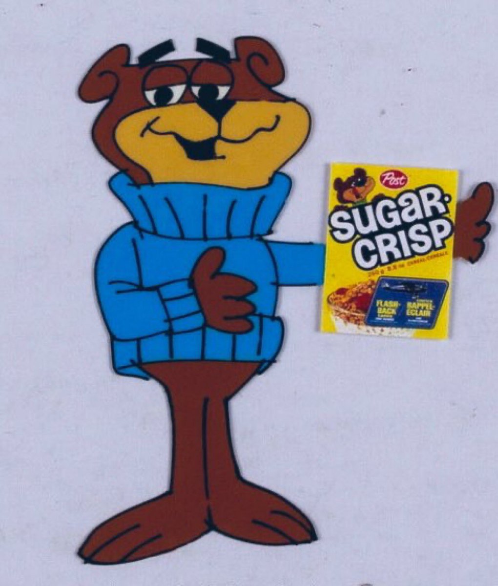 Super70sSports's tweet photo. Who’s your all-time favorite breakfast cereal mascot? I’m riding with Sugar Bear. Turtleneck, no pants, just dangling his way through all those Saturday morning cartoon breaks with blatant disregard for societal norms. https://t.co/NIdXwoDcXE