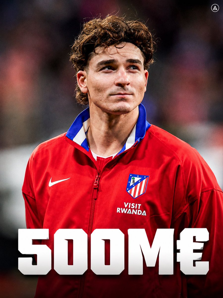 sudanalytics_'s tweet photo. 🤯💰 LA CLÁUSULA DE JULIÁN ÁLVAREZ QUE PIDE ATLÉTICO ES ¡500 MILLONES DE EUROS!

Vía @JacobsBen. https://t.co/LWOZtnrxBE