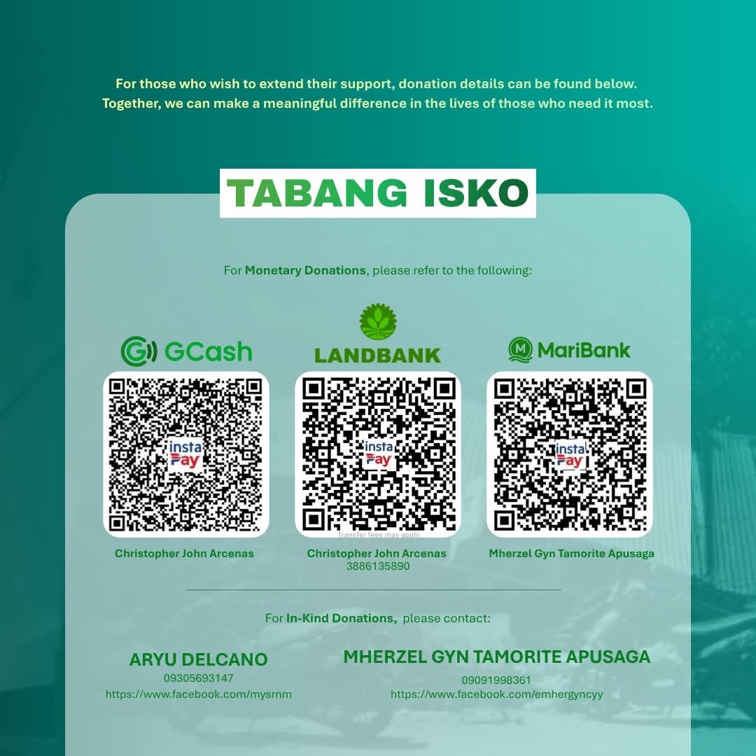 eMhergyncy's tweet photo. Our organization is currently mobilizing a donation drive for the communities affected in Malapatan and Glan.

If you wish to extend your help and support, kindly refer to the pubmat below for more information. https://t.co/rBqNon4TYv