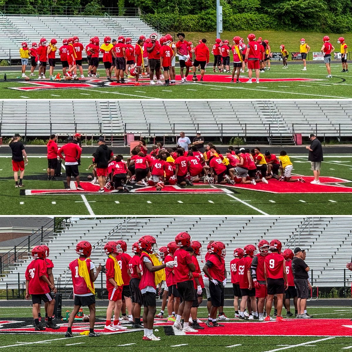 RoughRidersKENT's tweet photo. The sounds of whistles and hard work returned to Roosevelt Stadium as Rough Rider Football took the field for its first summer practice. A new season brings new challenges, new opportunities, and a new league. Football season is one step closer.
#KentRiderPride https://t.co/uZORqDmmTb