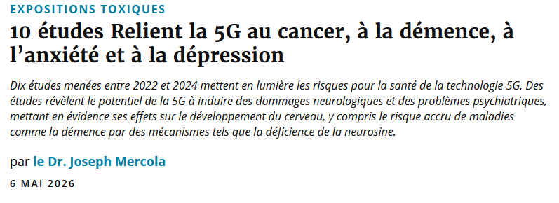 ub_son's tweet photo. 10 études relient la 5G au cancer, à la démence, à l'anxiété et à la dépression...
https://t.co/qcNviYqkPE https://t.co/NLKpJm9X7R