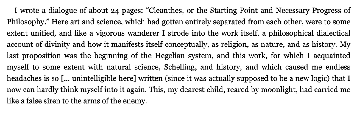 materialcritic's tweet photo. Excerpt from Letter from Marx To his Father In Trier Berlin, November 10, [1837] https://t.co/J82kX7LkGb
