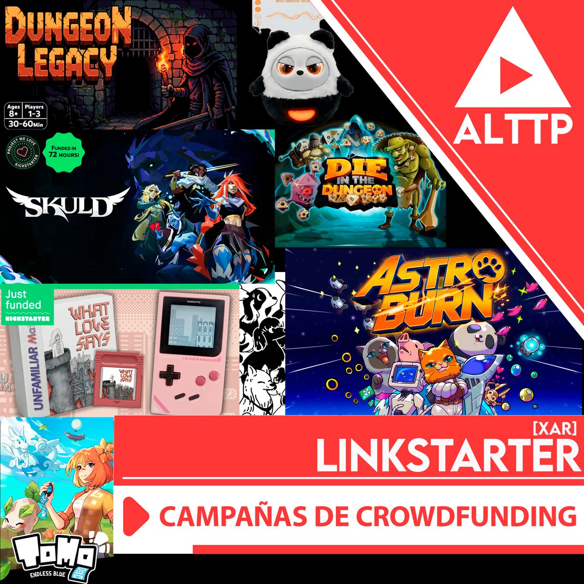 LinkToPodcast's tweet photo. 🐦#Linkstarter 7x17

Semana cargada de ideas locas 👀
Rol print &amp; play, narrativa en Game Boy, tower defense nórdico, juegos de mesa, IA experimental y criaturas por capturar🔥

El indie sigue demostrando que no tiene límites💡

👉¿Cuál te ha sorprendido más?

#IndieGames https://t.co/ttF2YaEGDr