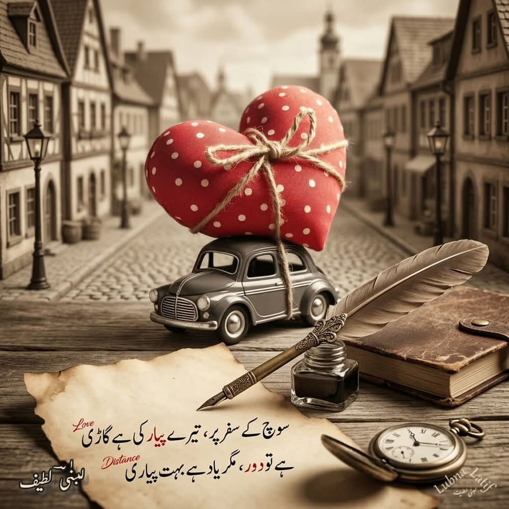 LubnaMughal's tweet photo. سوچ کے سفر پر، تیرے پیار کی ہے گاڑی ^Love
ہے تو دور، مگر یاد ہے بہت پیاری ^Distance

لبنٰیؔ لطیف

#lubnalatif
#lubnalatifpoetry
​#LoveJourney
​#RomanticVibes
​#LoveInTransit https://t.co/nnMOlAdPpl