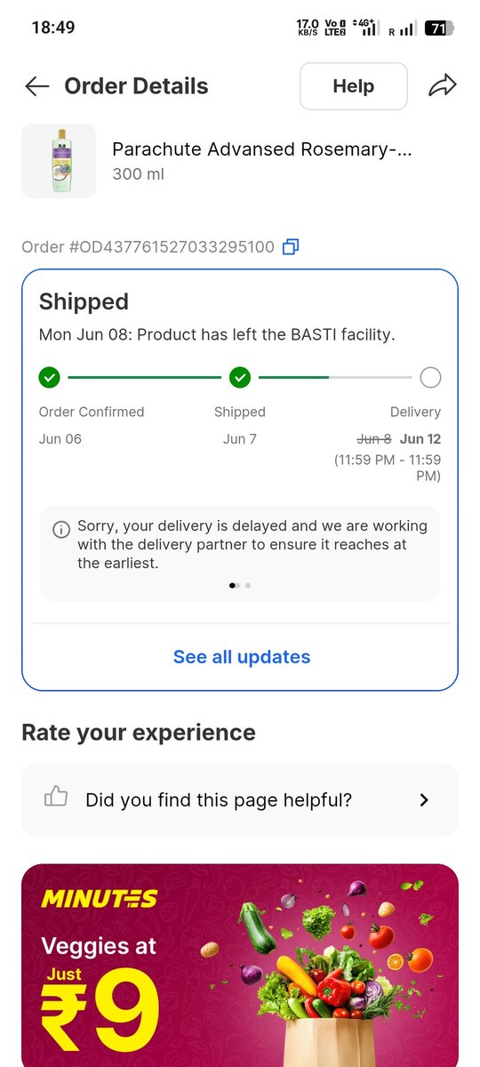 ajaypandey_exe's tweet photo. @Flipkart
@FlipkartSupport
Your customer service is an absolute joke. I have 3 orders that are now heavily delayed past their promised delivery dates and your executives are simply disconnecting calls the moment they realise they can’t give a resolution. Pathetic. https://t.co/ObocUzDYDj