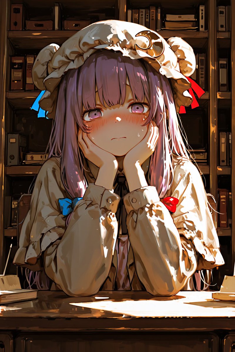 gonn_ai's tweet photo. パチュリー
#6月9日はパチュリーの日 #AIart #AIイラスト https://t.co/rjkMWjIJ6k