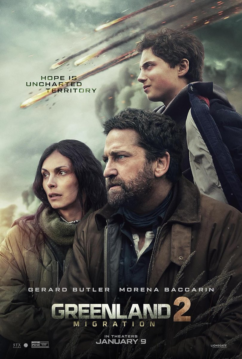 TallyMichelle4's tweet photo. #Greenland2Migration (2026)

The  surviving Garrity family must leave the safety of the Greenland bunker  and embark on a perilous journey across the decimated frozen wasteland  of Europe to find a new home.
#DisasterMovies #FilmX https://t.co/p7G0T3CetK