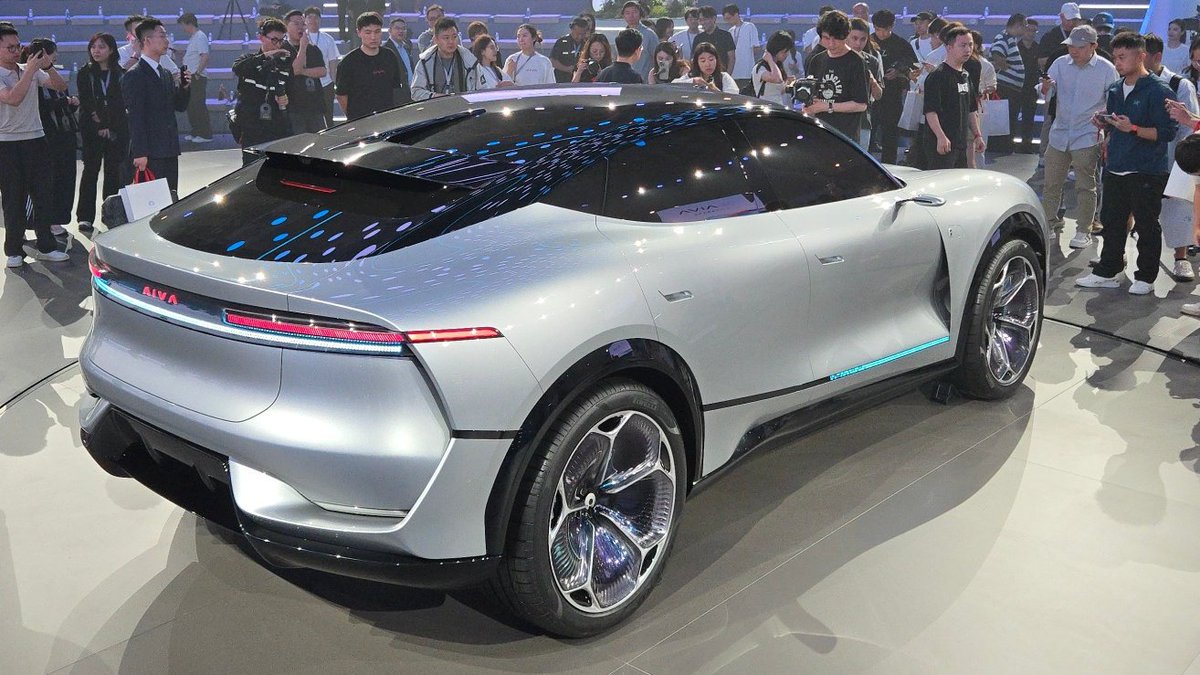 TychodeFeijter's tweet photo. New Chinese brand: AIVA

Today, AIVA presented a concept car called the Origin, previewing an upcoming sporty SUV. The design is fine, but not overly distinctive. The wheels look cool, and the camera mirrors are super small. 

The production version will be called the AIVA ME7. AIVA will offer EV and EREV versions. It is aimed at, what else, the Xiaomi YU7 SUV.  

The AIVA ME7 will launch within this year, with a base price of about 220.000 yuan ($32 K).

AIVA stands for "Artificial Intelligence Voyage Ahead". The brand slogan is "Live Alive". The Chinese name is Saidu (赛豆). 

The owner is Saidu Technology. The main shareholders are Chongqing-based locally-state owned investment funds, Seres, and CATL. 

Bytedance will provide cloud-services and AI-based smart-cockpit software, but Bytedance is not a shareholder in the company.