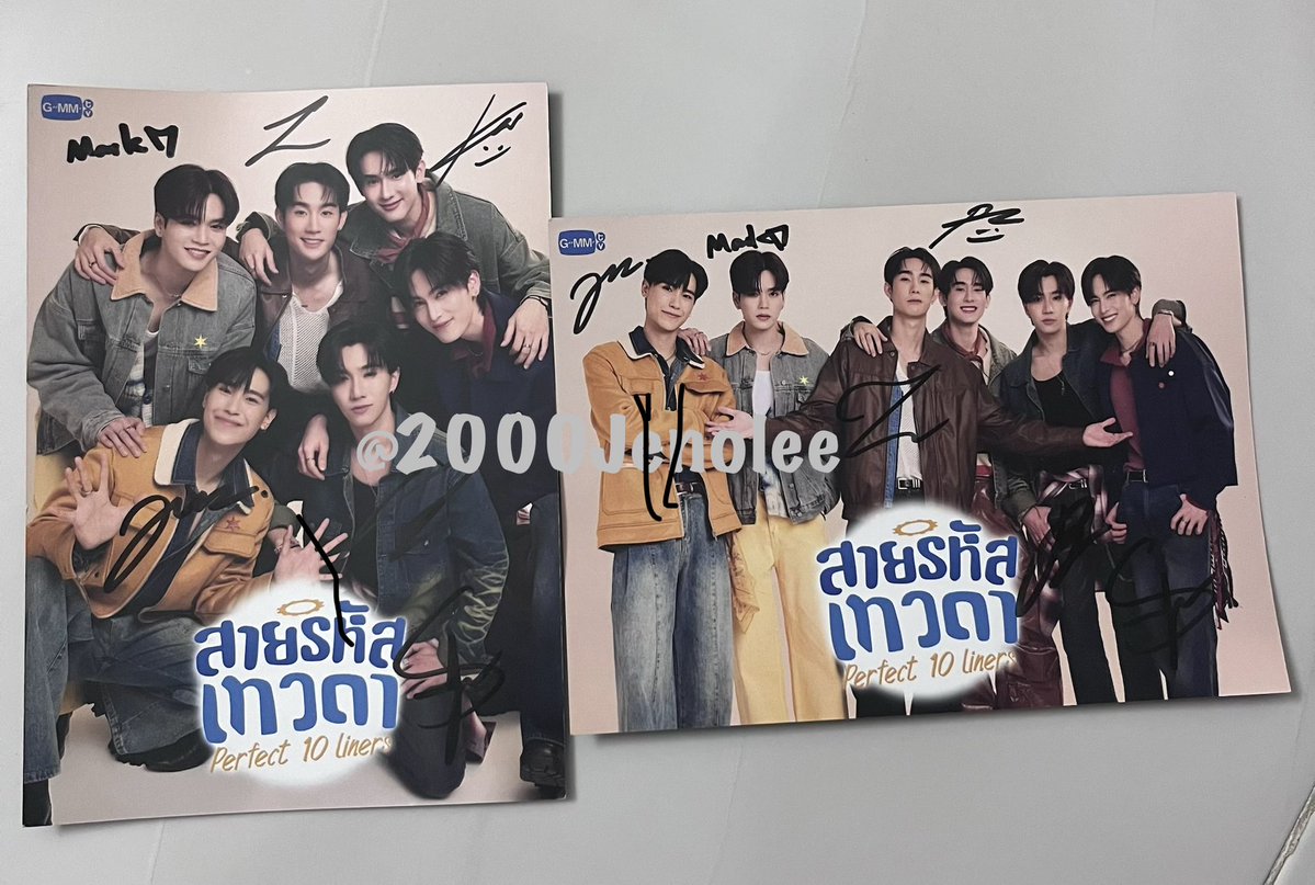 2000jenolee's tweet photo. ส่งต่อโปส ลายเซ็นสด นสดสายรหัสทั้ง 6 คน 📍แผ่นล่ะ 450 บาท ส่งฟรี EMS  
📍รับทั้ง2แผ่น เหลือ 800 ส่งฟรี
📍นัดรับได้ที่MRTห้วยขวาง 
สนใจdmมาสอบถาม/ขอดูรูปเพิ่มเติมได้ค่ะ

#สายรหัสเทวดา #Perfect10Liners
#ตลาดนัดเพิร์ธแซนต้า #ตลาดนัดฟอสบุ๊ค #ตลาดนัดจูเนียร์มาร์ค
#ตลาดนัดgmmtv https://t.co/dbhRQKD5wm