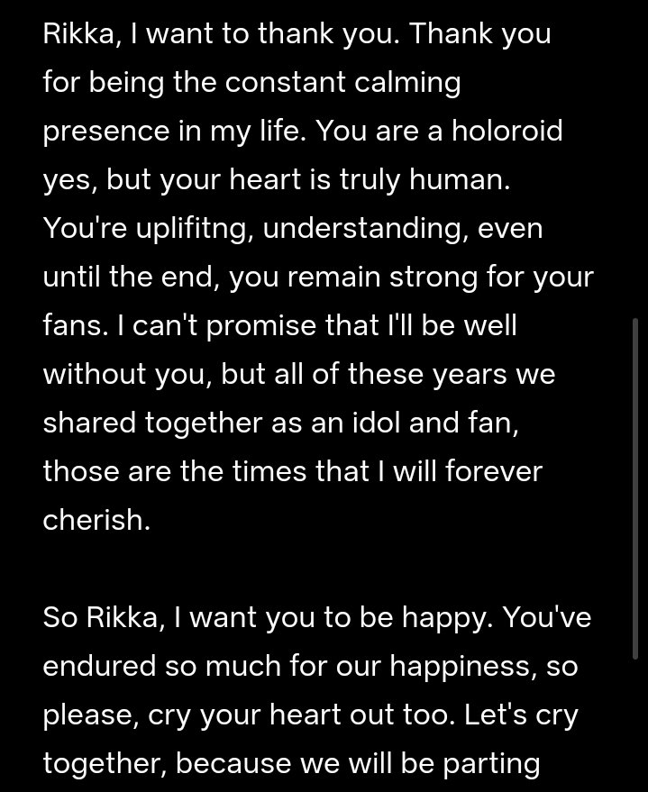 elpmelol_'s tweet photo. #律可卒業配信

I'm not good with words, but regretfully, I can't draw at the moment. 

I will never forget you Rikka. https://t.co/r22op5kOjd