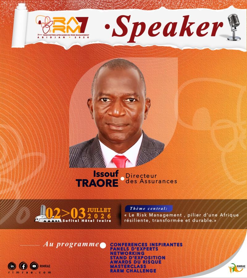 RIMRAE_CI's tweet photo. 𝗜𝗡𝗦𝗧𝗜𝗧𝗨𝗧𝗜𝗢𝗡𝗡𝗘𝗟 : La régulation au cœur des débats
Nous avons l'immense honneur d'annoncer la participation de Monsieur Issouf Traore, Directeur des Assurances. https://t.co/NLDeDyjZgU