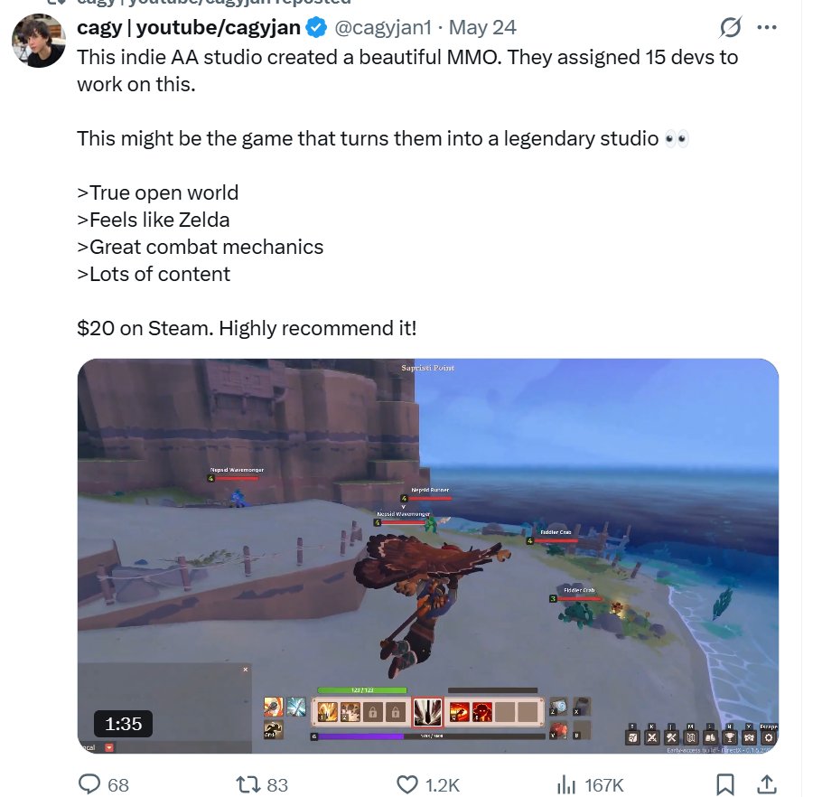 AxieArtGallery's tweet photo. you see @cagyjan1 posting about web2 indie games recently. views are crazy, 500k 

pulling web2 players to web3, subtle, cagy style. then when the time is right he flips full $ron bull mode and we'll inherit a new wave of users and friends 

he did exactly this in 2021. doing it again. only a handful of us will give him the credit, that's part of the ritual too

might run the same play with web2 artists. lots to do here