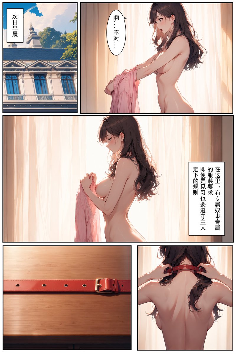 seyuorigin's tweet photo. 中文剧情向R-18 AI漫画，第2话已发布，共41P
第二话链接：https://t.co/m4ZuskVpF1
Episode 2 is now available.
41 pages / R-18 / Original character / Chinese text
第2話を公開しました。
本文は中国語です
#R18 #漫画 #AI #奴隶 #调教 #堕落 https://t.co/0Ec8w9gbrx