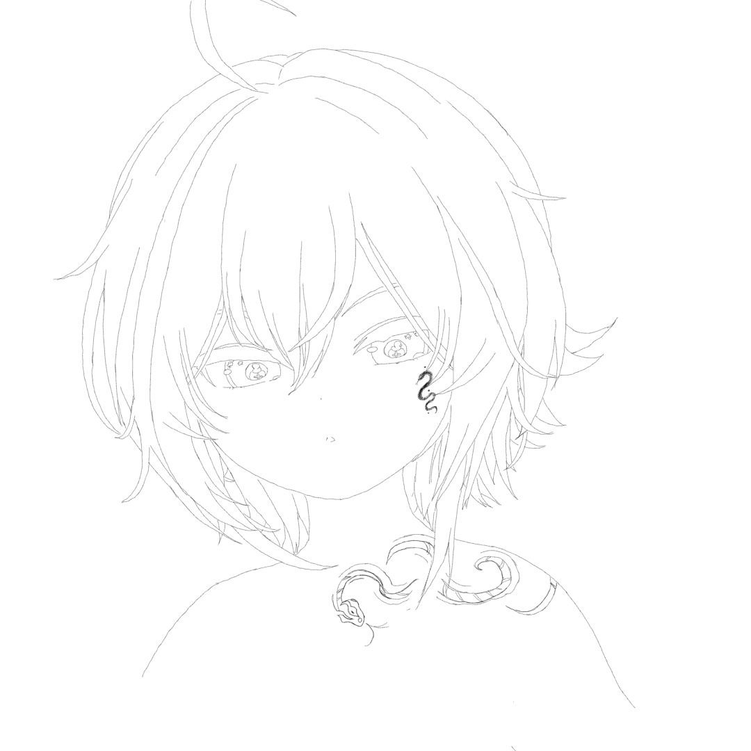 bou_mikan's tweet photo. ちょっと模写 https://t.co/AHjeT9Jbfb